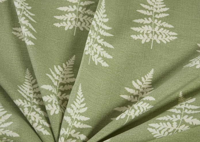 Esher Eyelet, Green - Ready Made Curtains - Image 4